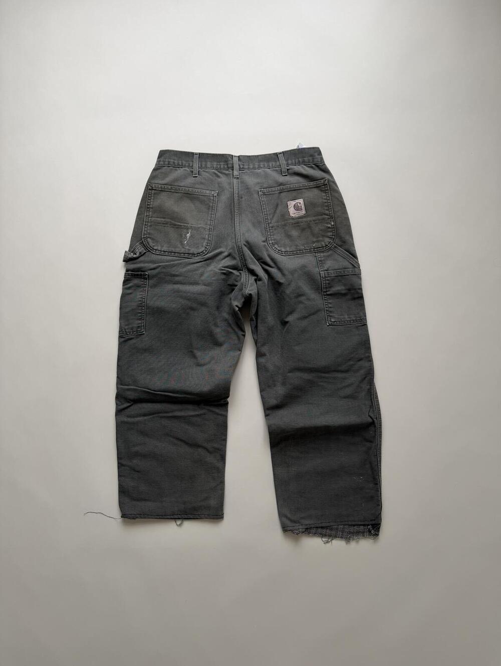 Vintage Green Carhartt Blanket-lined Carpenter Pants